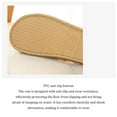 thumbnail image 3 of Sonducket 1 par de pantuflas de bambú para interiores y exteriores para el hogar para mujeres y hombres, sandalias portátiles informales de Type10 NO10, 3 of 6