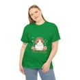 thumbnail image 4 of Guinea Grooves Unisex Heavy Cotton Tee Cute Pig Wearing Headphones Tshirt, 4 of 12