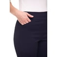 thumbnail image 4 of Rekkuna Women's Pull-On Stretchy Comfort Boot Cut Pant (X-Small, Navy), 4 of 7