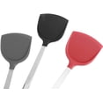 thumbnail image 4 of 3 pieces stainless steel handle Chinese spatula non stick shovel kitchen utensils, 4 of 7