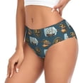 thumbnail image 2 of Fotbe Miniature Ship In Bottle Calzones Estampados para Mujer – Ropa Interior de Algodón, Cómoda, Suave y Elástica-Medium, 2 of 6