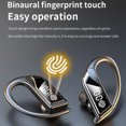 thumbnail image 4 of Gwong Electrónica Q8 Wireless Auriculares Ear Hook LED Pantalla digital IPX6 Impermeable Bluetooth Compatible con Bluetooth 5.2 Earbudos estéreo deportivos para Negocios, 4 of 6