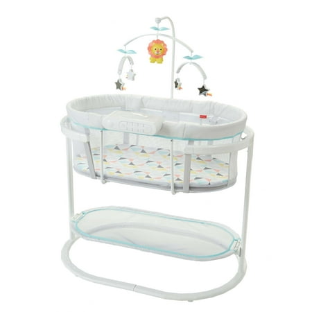Fisher-Price Soothing Motions Bassinet with Dual-Mode (Best Bassinet To Prevent Sids)