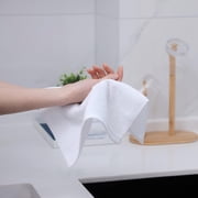 Clwellge 100% Cotton Dishcloths for Washing Dishes,Absorbent Reusable Dish Rags for Drying and Cleaning,8-Pack, 10 x 11, White