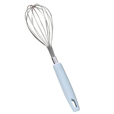

Milk Cream Butter Whisk Mixer Durable Balloon Coil Style Egg Tools for Making Cream Whisking Drinking Nordic Blue