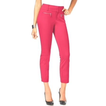 INC International Concepts Petite Zip-Pocket Cropped Pants Size 8P