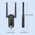 thumbnail image 2 of Adaptador USB 1300 Mbps Doble Banda 2 4/5 Ghz para Escritorio Windows XP/Vista/11/10, 2 of 4