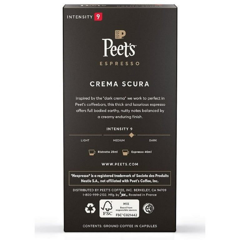 Peet's Coffee Espresso Aluminum Capsules Variety Pack 40, 54 OFF