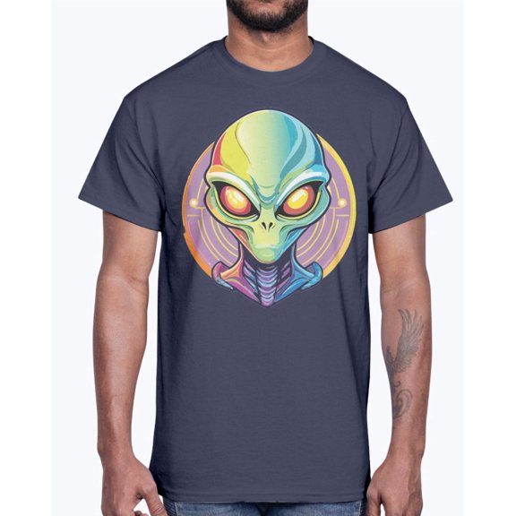 Gildan 2000 Unisex Ultra Cotton Alien Shirt, Tee Shirt with Alien