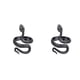 thumbnail image 1 of Guardurnaity Anillos geniales, regalo exagerado, anillo de moda, accesorios de estilo Punk, joyería para hombres, fiesta de verano, vacaciones, suministro Serpiente negra 2piezas Guardurnaity CBP267046, 1 of 6