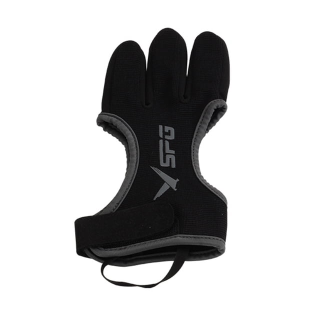 Guantes De Tiro Con Arco Caza Guantes de tiro con arco SPG Protector de mano de tiro con arco de 3 dedos (gris L) Tmvgtek Para Estrenar