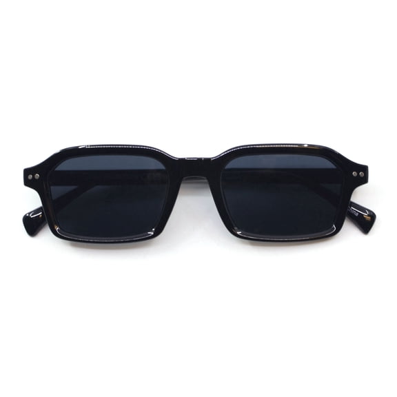 PASTL Sunglasses Retro Rectangle Frame Unisex Vintage Fashion UV400 Black