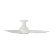 thumbnail image 3 of Corona 44" Matte White Dimmable LED Smart Flush Mount Ceiling Fan with Remote Control, 3 of 6
