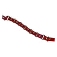 thumbnail image 3 of Gargantilla punk de cuero sintético con remaches para mujer, collar de clavícula para cosplay Rojo, 3 of 9