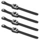thumbnail image 5 of BRIGHTFUFU 4 hebillas para patines, correas de fijación para patines, correas de cierre para patines, correas con hebilla para patines, suministros para patines., 5 of 7