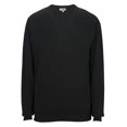 thumbnail image 1 of Ed Vêtements Chandail à Col en V pour Homme à Calibre Fin, Noir, XXX-Grand, 1 of 1