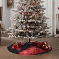 thumbnail image 4 of Sikiie Closeup Red Flamingo Portrait Christmas Tree Skirt, Christmas Tree Decorations, Christmas Decor, Tree Mat Decoration(30-48IN)-48", 4 of 6