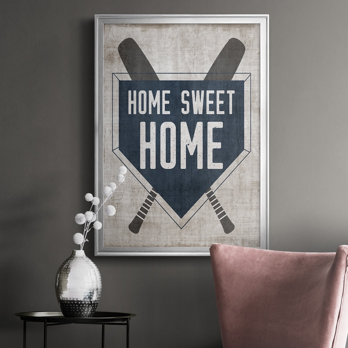 Home Sweet Home Base Premium Framed Print - Ready to Hang