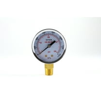 Low Pressure Gauge for Oxygen Regulator 0-200 psi - 2 inches