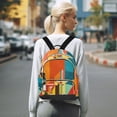 thumbnail image 7 of FORMRS Mini Backpack Purse for Women Travel Daypack Casual Shoulder Bag, Colorful Cocktails, 7 of 7