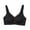Black Bras for Women, variant on SMihono Seamless Bras for Women Sleep Casual Sports Yoga Bra Padded Wireless Thin Soft Comfy Everyday Bralette Underwear Black L US(6)