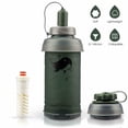 thumbnail image 2 of Collapsible Water Bottle with Filter, 26oz 2-Stage BPA Free Portable Outdoor Hiking Water Bottle, 2 of 9