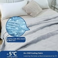 thumbnail image 6 of InsCrazy Cooling Comforter Queen Size Washable Cooling Blanket, Cool Sleeping Summer Blanket for Night Sweats Hot Sleepers, 6 of 8