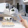 thumbnail image 6 of Laybasic 10.5" Portable Ceiling Fan with Light, 8000mAh Battery Operated Rechargeable Camping Fan with Remote & Timer, 4 Speeds Tent Fan Hanging Wireless Fan for Camping, RV, Canopy, Dormitory, 6 of 9