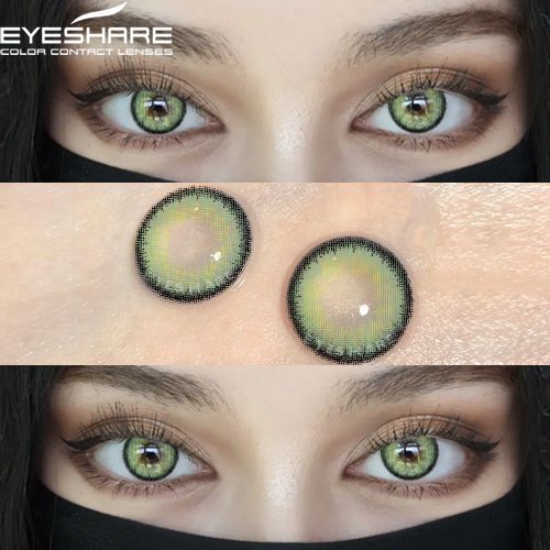 EYESHARE Lentes De Contacto De Color Para Ojos 1 Par De Accesorios De Anime Cosplay Anual Ues Halloween Contactos Gao Jinjia unisex