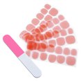 thumbnail image 2 of 2 Sheets 48pcs Double-sided Nail Glue Sticker Jelly Transparent Flexible Fake Nail Tips Adhesive Nail, 2 of 7