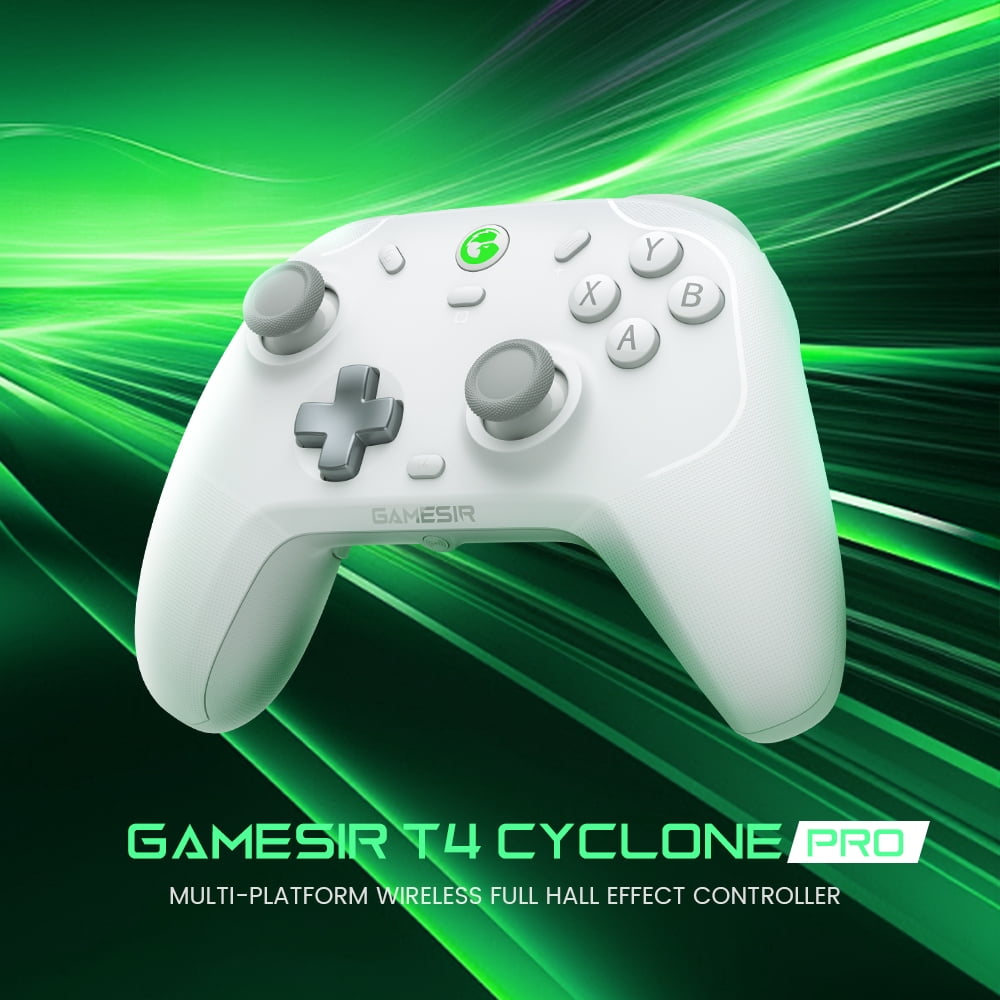GameSir T4 Cyclone Pro Multi-platform Wireless Gaming Controller with Full  Hall Effect Sensors 