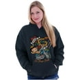 thumbnail image 3 of Betty Boop Biker Be Bold Snake Women Plus Size Hoodie Brisco Brands 2X, 3 of 4
