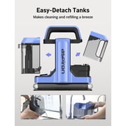 TaoTronics Carpet and Upholstery Cleaner Machine Portable, 12Kpa Spot and Stain Cleaner with 2 Cleaning Tools, Dual Large Tanks, Lightweight Cleaner Machine for Carpet, Stairs, Couch, Car Seats