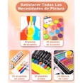 thumbnail image 4 of Set De Arte Dibujo Colores Marcadores Lápices 145pzs, 4 of 4