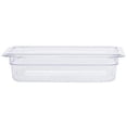 thumbnail image 2 of HUBERT® Cold Food Pans Fourth Size Translucent 10" L x 6" W x 2.5" D, 2 of 4