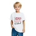 thumbnail image 5 of Frwgonr Toddler Shirts Boys Girls White Kids 100th Day of School T-Shirt Celebration Top 3-14, 5 of 5