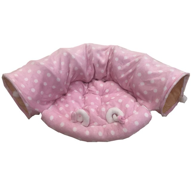 Cama De Túnel Para Gatos Con Alfombrilla Suave Juguetes De Túnel Para Gatos Con Bola Divertida De Mirilla Para Gatitos De Mascotas De Interior Speravity PT001583-02