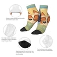 thumbnail image 5 of Zofaai Bluey Pattern 30cm Contrast Color Straight Socks,Elastic Sweat-absorbing Adult Sports Socks,Clothing Accessories, 5 of 7