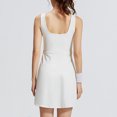 thumbnail image 4 of Ovzne Robes pour Femmes Robe pour Femme Robe de Sport pour Femmes Robe de Tennis avec Bonnets Rembourrés Robe de Yoga Robe d'Été Liquidation, 4 of 5