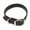 Black, variant on Regal Dog Products Waterproof Collar with Double Buckle and D Ring