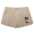 thumbnail image 3 of Kcolen Mens Swim Trunks 7 Inch Inseam Elastic Waist Drawstring Beach Swimming Shorts Light Swimwear Swim Trunks Men Summer Beach Athletic Fit Bathing Suit Beach Board Shorts, 3 of 4
