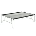 thumbnail image 4 of Minkissy 1 Set Grey Portable Tray Table Camping for Outdoor Enthusiasts Foldable Small Picnic Table, 4 of 7