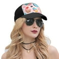 thumbnail image 5 of Yiaed Cupcakes and Donuts Print Baseball Cap Dad Hat Polo Style Plain Blank Adjustable Size, 5 of 5