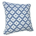 thumbnail image 6 of LR Home Ox Bay Machine-Made Blue/White Diamond Cotton Blend Pillow Cover, 6 of 8