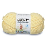 Bernat Super Bulky 100% Polyester Baby Yellow Yarn, 72 yd