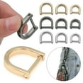 thumbnail image 6 of DIY Bag Strap Accessories Shoulder Webbing Buckle Detachable Open Screw Leather Craft Clasp D Ring Buckle BLACK 19MM, 6 of 8