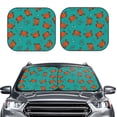 thumbnail image 2 of Sikiie Colorful Crab Print Foldable Car Windshield Sun Visor, Car Window Sunshade Suitable for Sedan, SUV and Truck Car Accessories-Large, 2 of 6