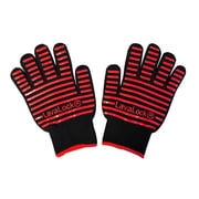 LavaLock® BBQ Grilling Cooking Heat Resistant Grill Gloves for Kettle Kamado or UDS