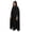 Black, variant on Levmjia Unisex Full Length Hooded Cloak Multi Color Solid Cape Adult Lightweight Breathable Outfit Halloween Party Dress Up Gothic Costume Versatile Holiday Festival