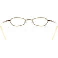 thumbnail image 2 of Optical Eyewear - Oval Shape, Titanium Full Rim Frame - Prescription Eyeglasses RX, Sunset Fade, 2 of 4